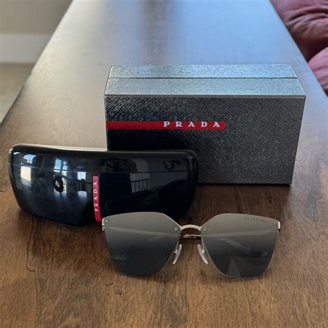 prada pr 68ts flat lens|PRADA Polarized Sunglasses , PR 68TS .